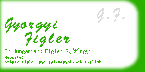 gyorgyi figler business card